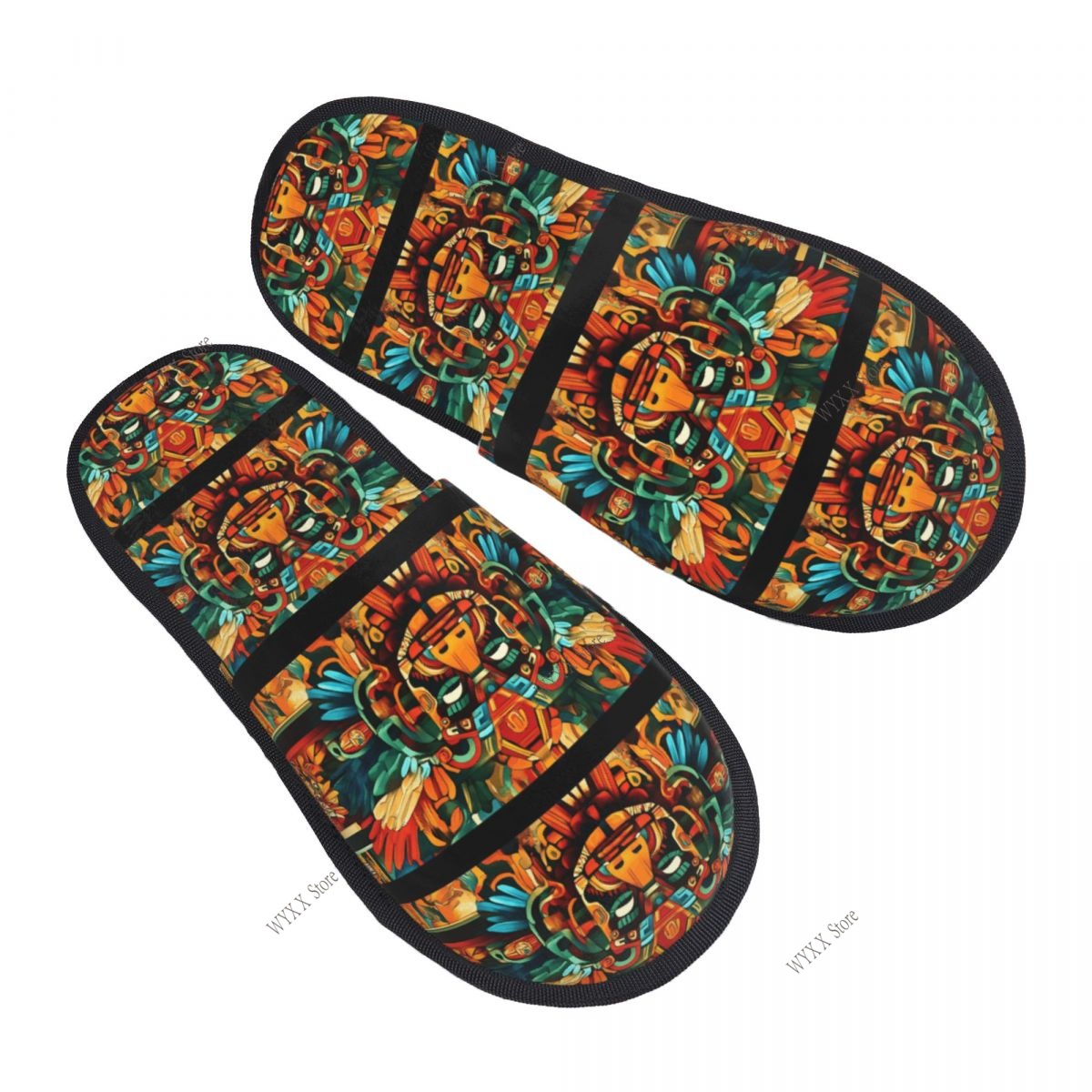 Ethnic Fashion House - Pantoufles en fourrure pour femmes et
