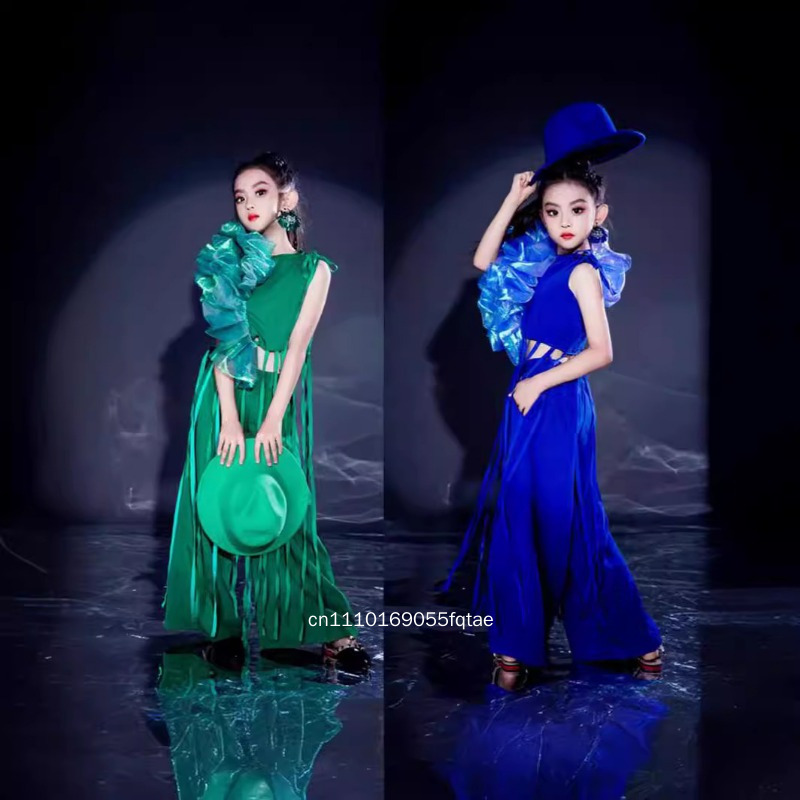 Ethnic Fashion Runway - Nouvel ensemble pantalon bleu roi et