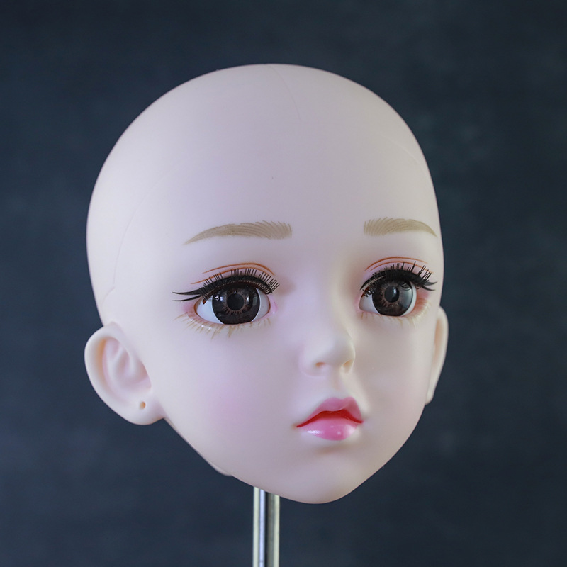 Ethnic Fashion House - Tête de poupée en peau blanche,