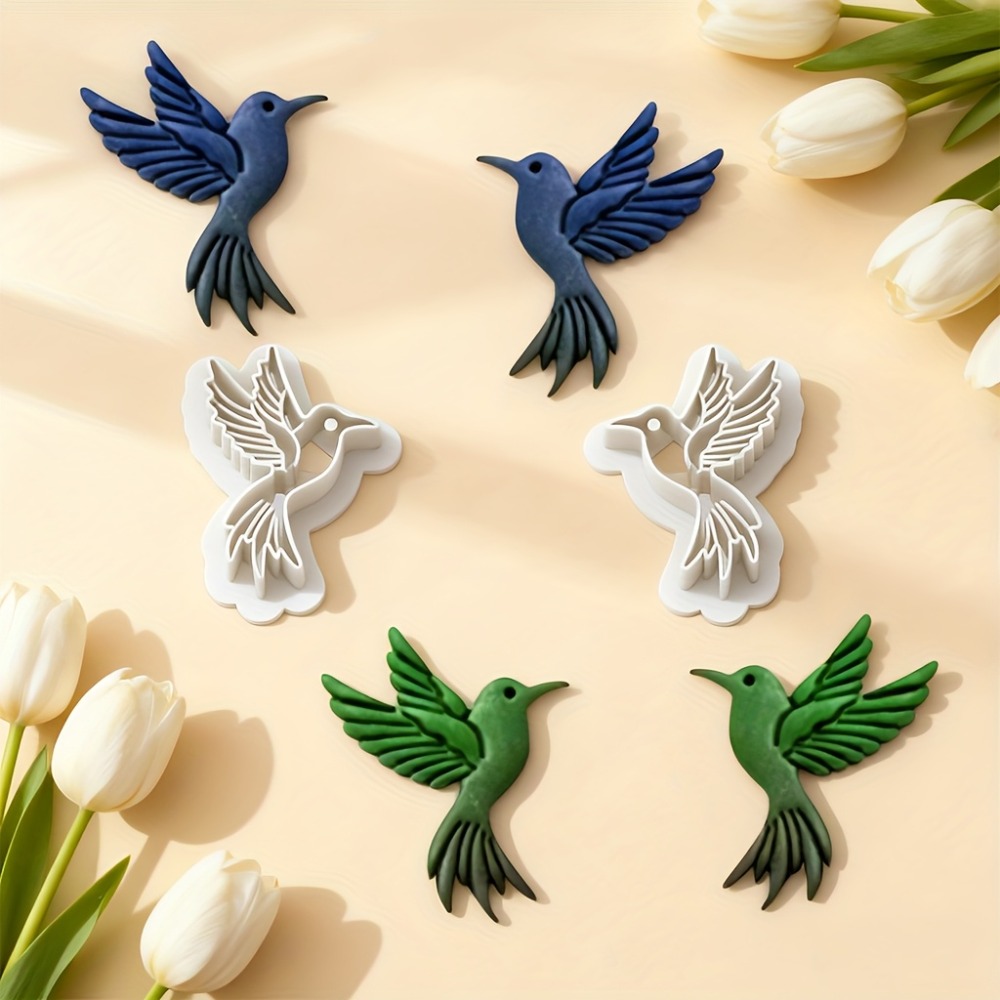 Ethnic Fashion Jewellery - 2 pièces de découpoirs en argile