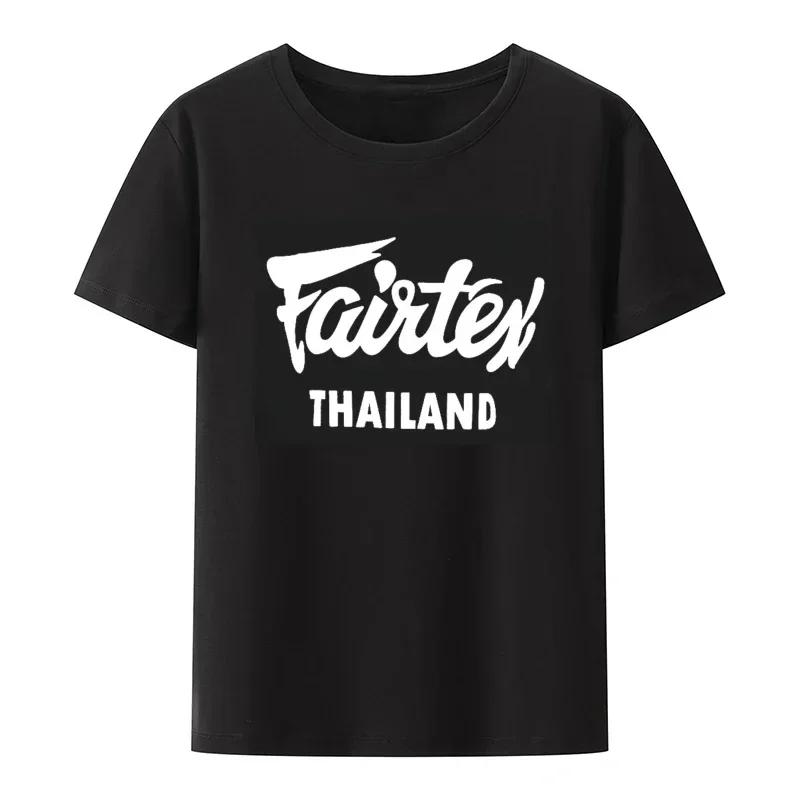 Thai Silk Blouse - Fairtex-T-shirt thaïlandais noir, boxe décontractée, muay-thaï,