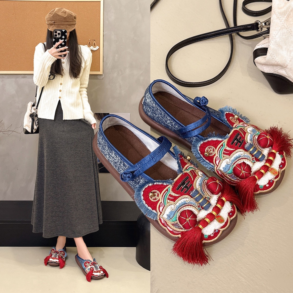 Chaussons d'intérieur pour fem - Ethnic Fashion House avis et prix