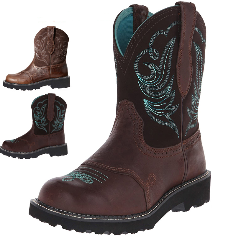 Bottes De Cowboy brodées pour  - Ethnic Fabric avis et prix