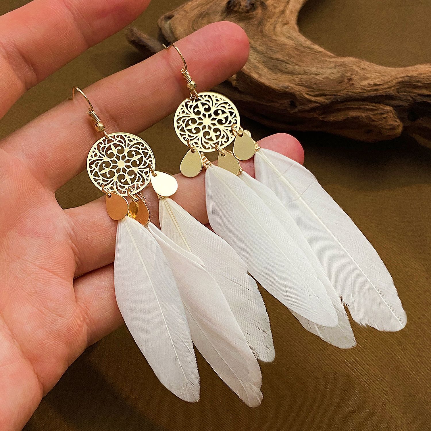 Boucles d'oreilles à pampilles - Ethnic Fashion Wear avis et prix