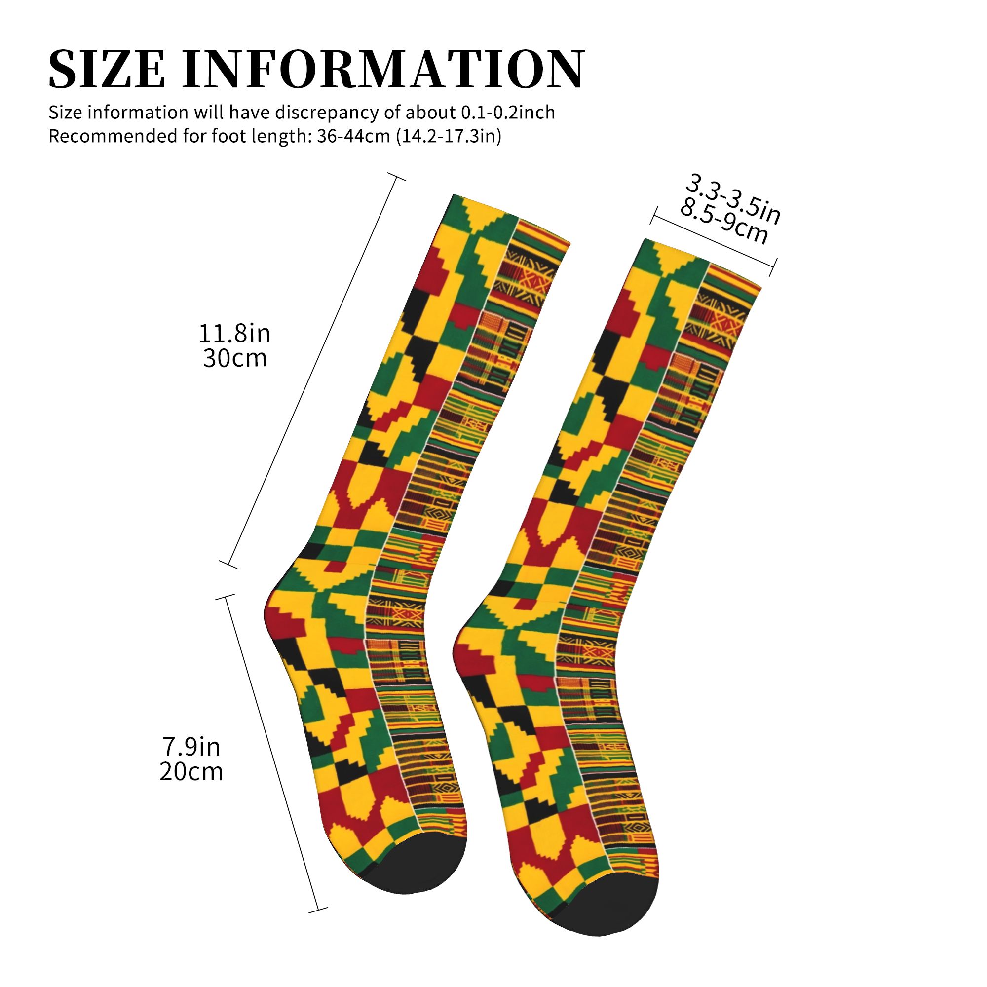 Chaussettes de sport à compres - African Ankara Print avis et prix