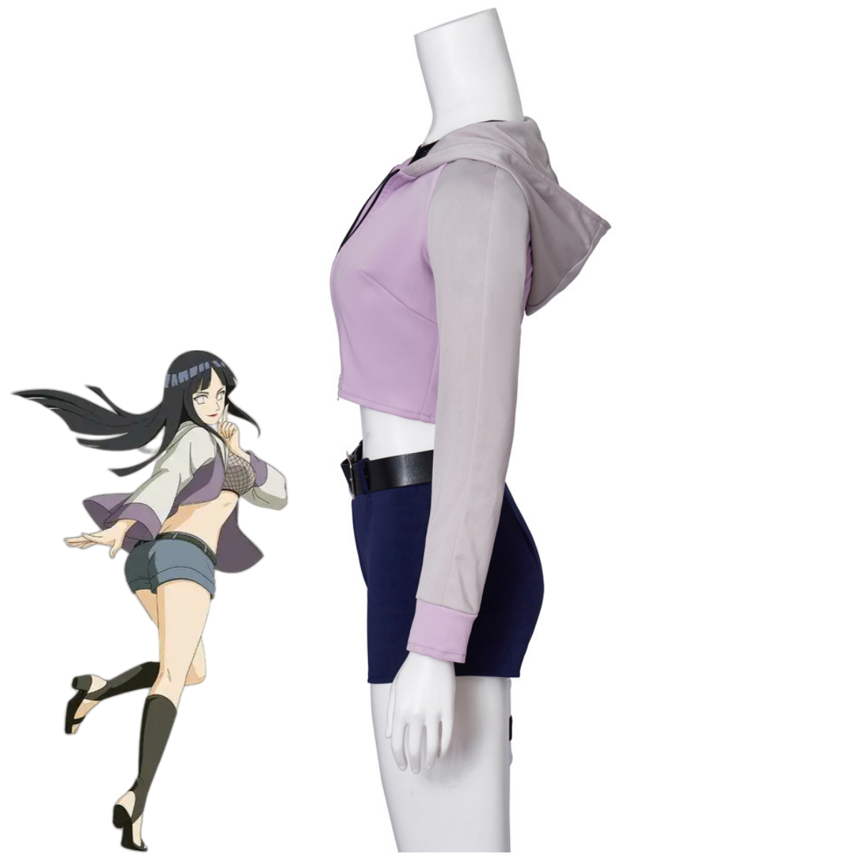 Anime Hyuga Hinata Cosplay Cos - Ethnic Outfit avis et prix