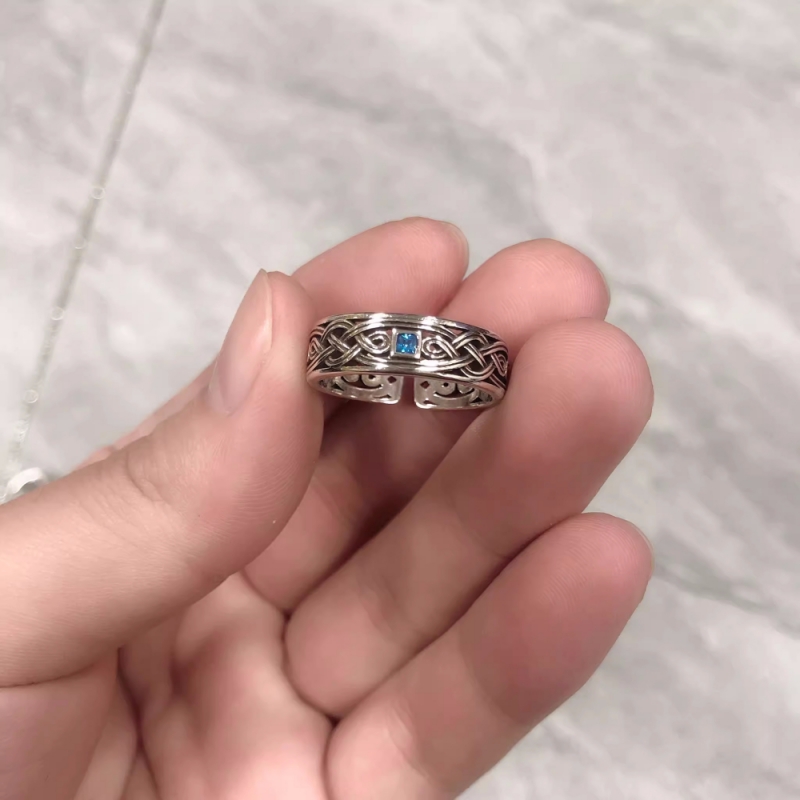 Buyee 925 bague de couple en a - Ethnic Fashion Wear avis et prix