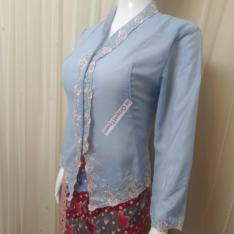 Pays d'asie du sud-est bleu ro - Thai Silk Blouse avis et prix