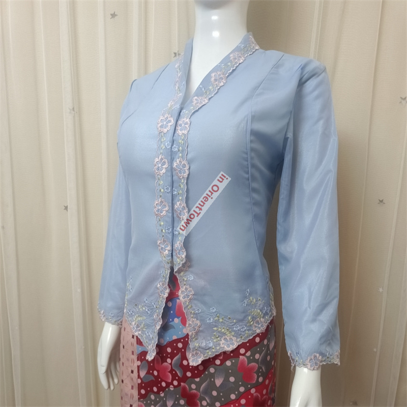 Pays d'asie du sud-est bleu ro - Thai Silk Blouse avis et prix