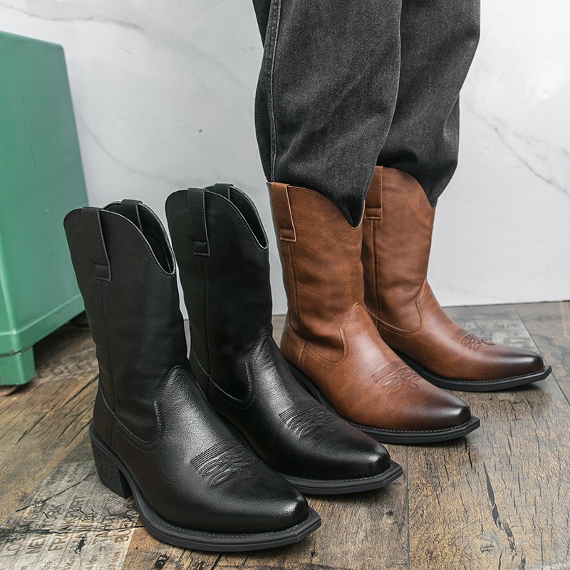Bottes pour hommes, style west - Ethnic And Fashion avis et prix