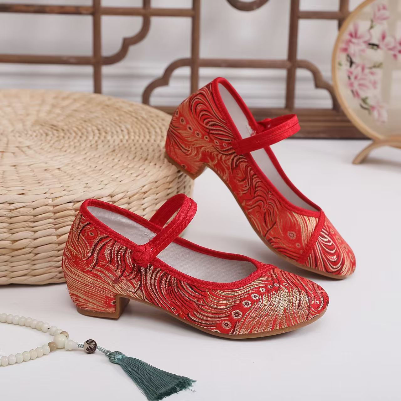 Nouvelles Chaussures Cheongsam - Ethnic Fabric avis et prix