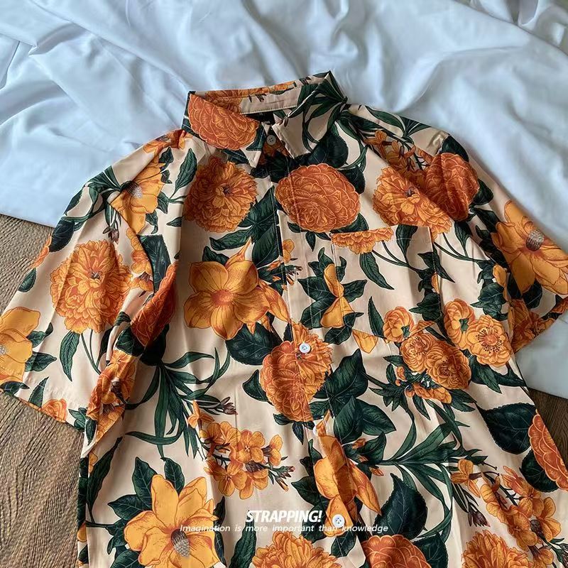 Chemise à Manches Courtes pour - Thai Silk Blouse avis et prix